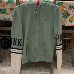 Victoria Secret Pink zipper hoodie.